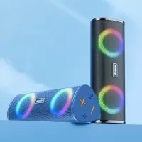 Azeada AZ-S03 bluetooth Speaker Portable Speaker Built-in Dual Drivers Stereo RGB Light TWS Hands-free Call Support TF A