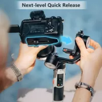 ZHIYUN CRANE-M2 S Compact Handheld 3-Axis Gimbal Stabilizer with LED Fill Light Built-in Battery PD Quick Charging for Smartphone Sports Camera Mirrorless Camera